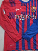 Vintage Nike FC Barcelona Long Sleeve Football Jersey