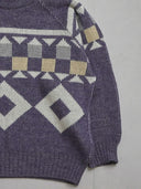 Vintage Knitted Sweater 50% Wool