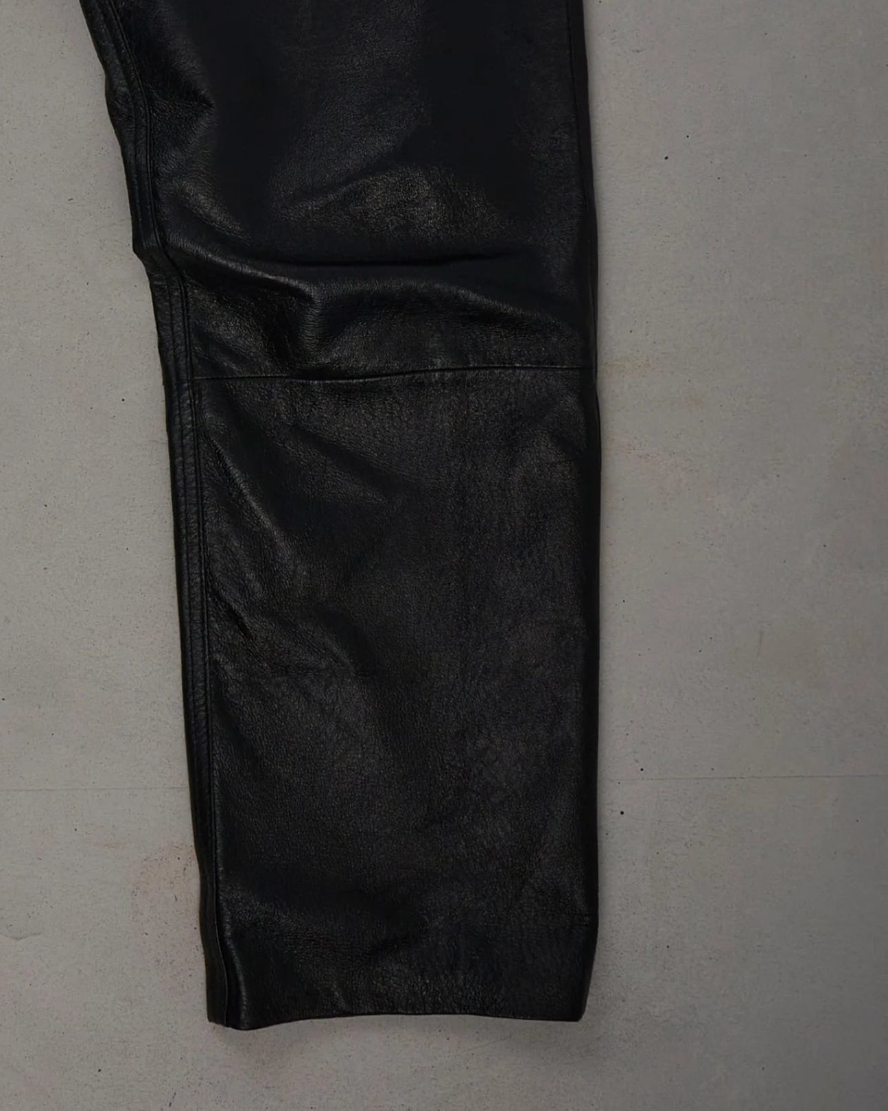 Vintage black leather pants