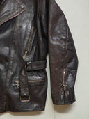 Vintage Route 66 Leather Jacket