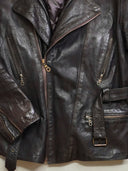 Vintage Route 66 Leather Jacket