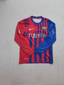 Vintage Nike FC Barcelona Long Sleeve Football Jersey
