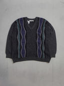 Vintage Knitted Sweater 50% Wol
