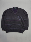 Vintage Knitted Sweater 50% Wool