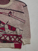 Vintage Knitted Sweater 70% Wool