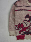 Vintage Knitted Sweater 70% Wool