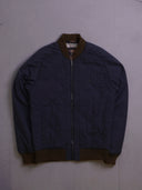 Vintage Penguin Quilted Bomber Jacket