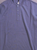 15% Wool Vintage Greenland Mock-neck Henley Knit Sweater