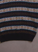 Vintage Crewneck Patterned Sweater