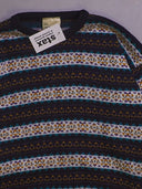 Vintage Crewneck Patterned Sweater