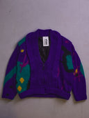 Vintage Stax Zip-front Knit Cardigan