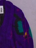 Vintage Stax Zip-front Knit Cardigan