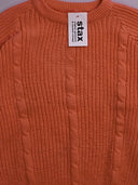Vintage Stax Chunky Cable-knit Crewneck Sweater