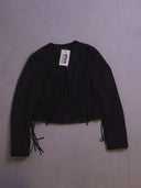 Vintage Stax Fringed Suede Jacket