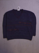 Vintage Stax V-neck Knit Sweater