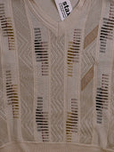 Vintage Dardano V-neck Knit Sweater