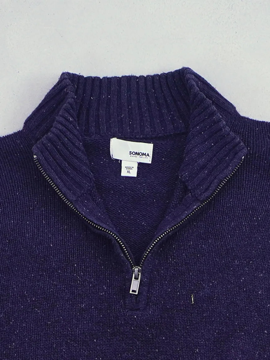 Vintage SONOMA 1/4 Zip sweater