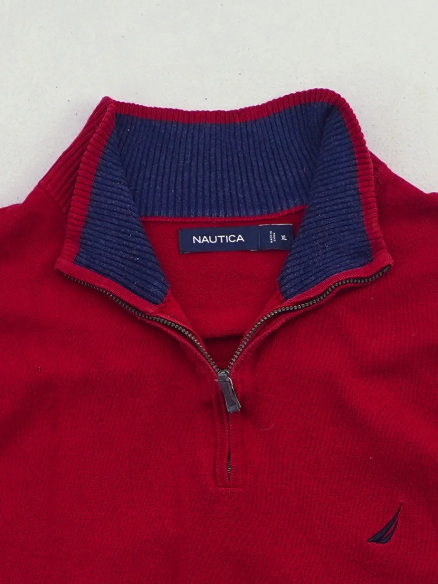 Vintage Nautica 1/4 Zip sweater