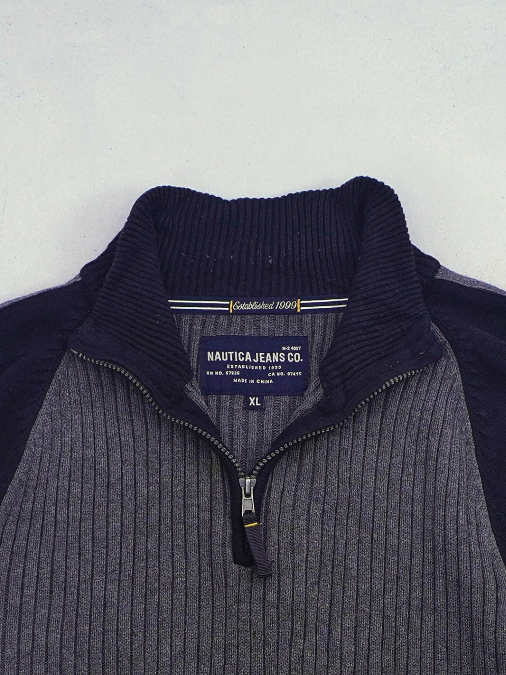 Vintage Nautica Jeans Co. 1/4 Zip Sweater