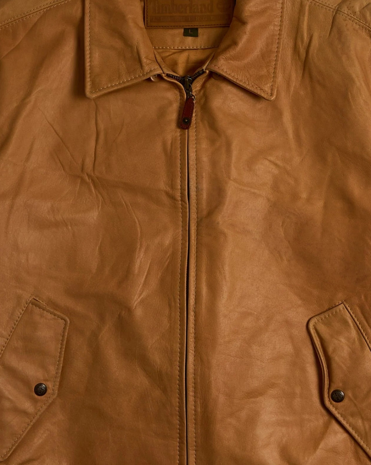 Vintage Timberland Leather Jacket
