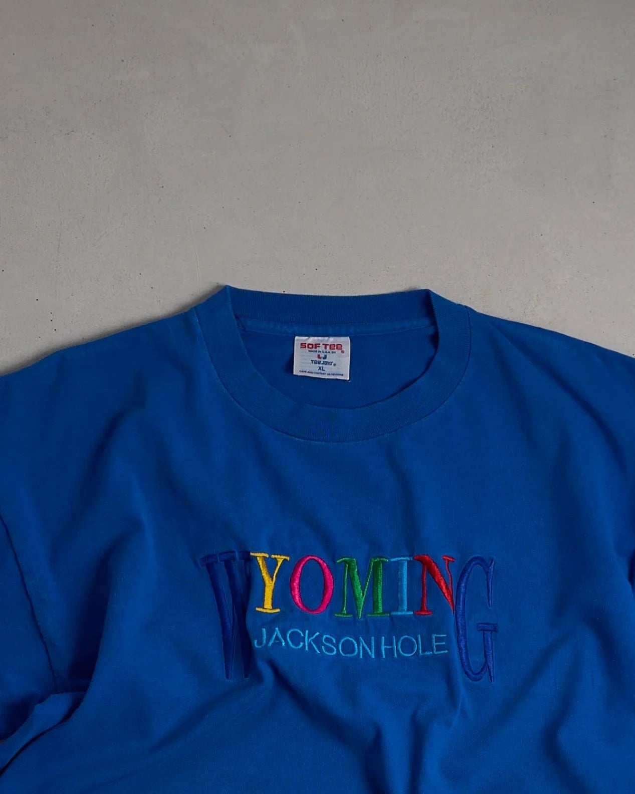 Vintage Wyoming Jackson Hole Single Stitch T-shirt Top
