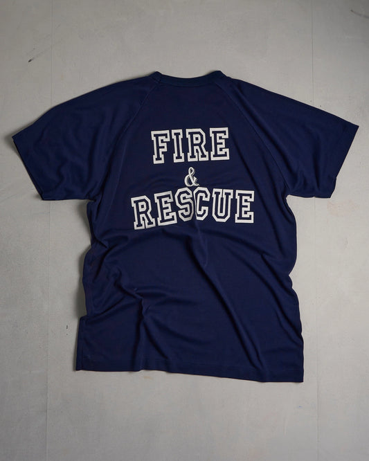 Vintage Fire & Rescue Navy Single Stitch Tee