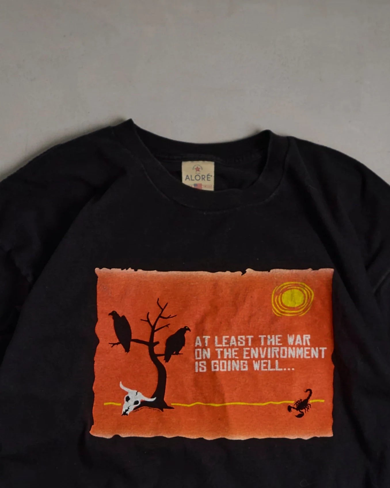 Vintage graphic Environment Single Stitch T-shirt Top