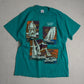 Vintage Nautical Print Single Stitch T-shirt