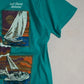 Vintage Nautical Print Single Stitch T-shirt Right