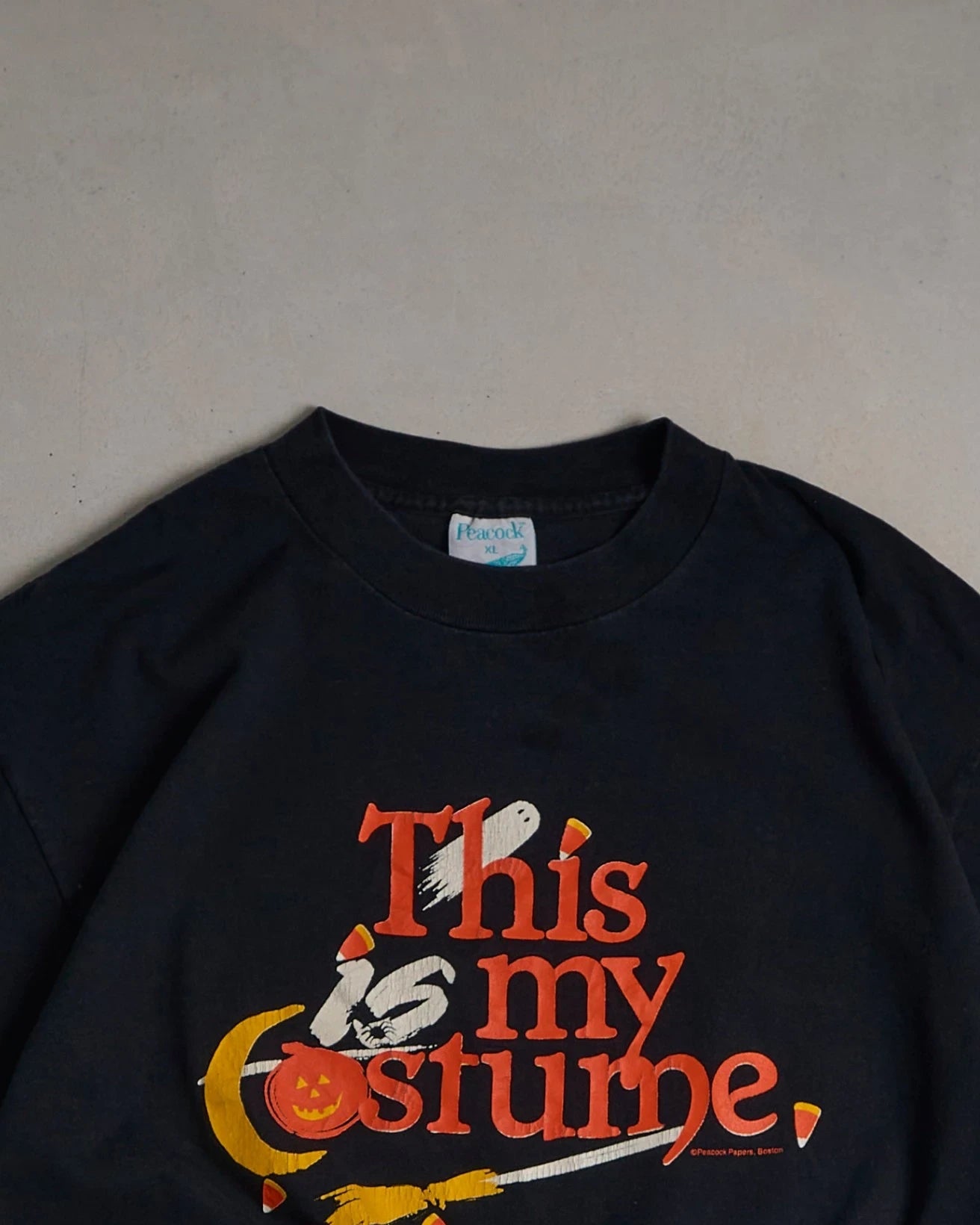 Vintage Halloween Single Stitch T-Shirt Top
