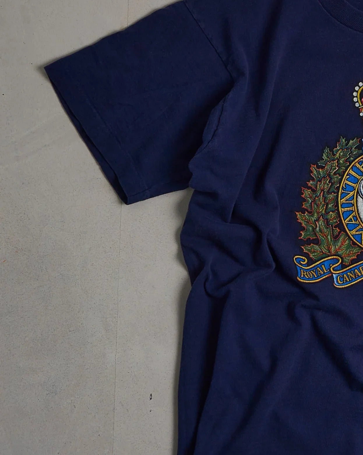 Vintage Royal Canadian Mounted Police Single Stitch T-Shirt Left