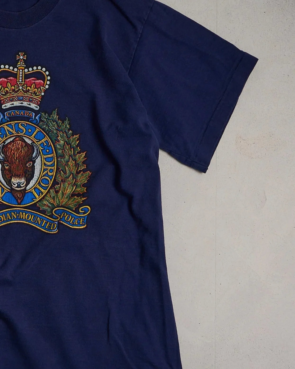 Vintage Royal Canadian Mounted Police Single Stitch T-Shirt Right