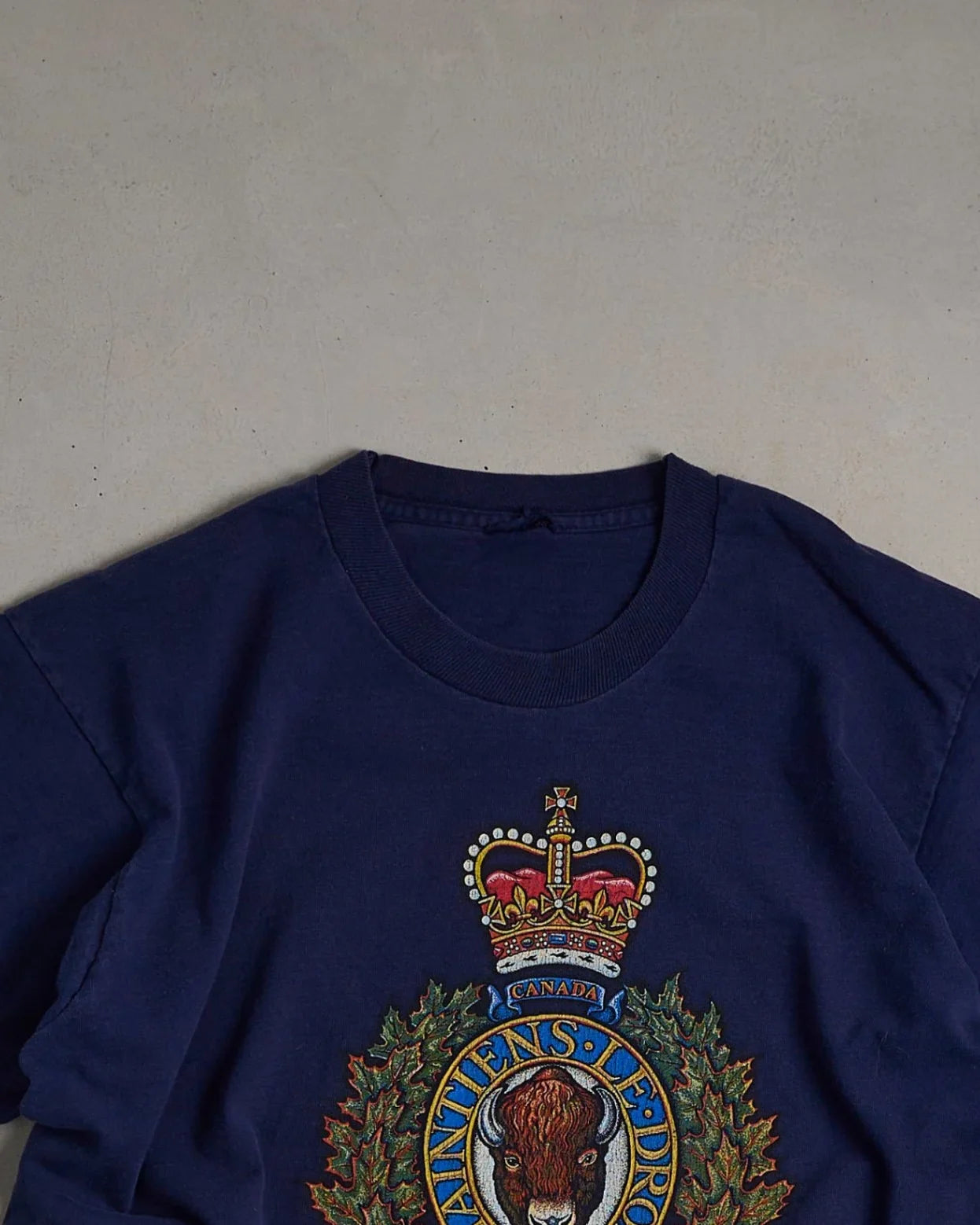 Vintage Royal Canadian Mounted Police Single Stitch T-Shirt Top