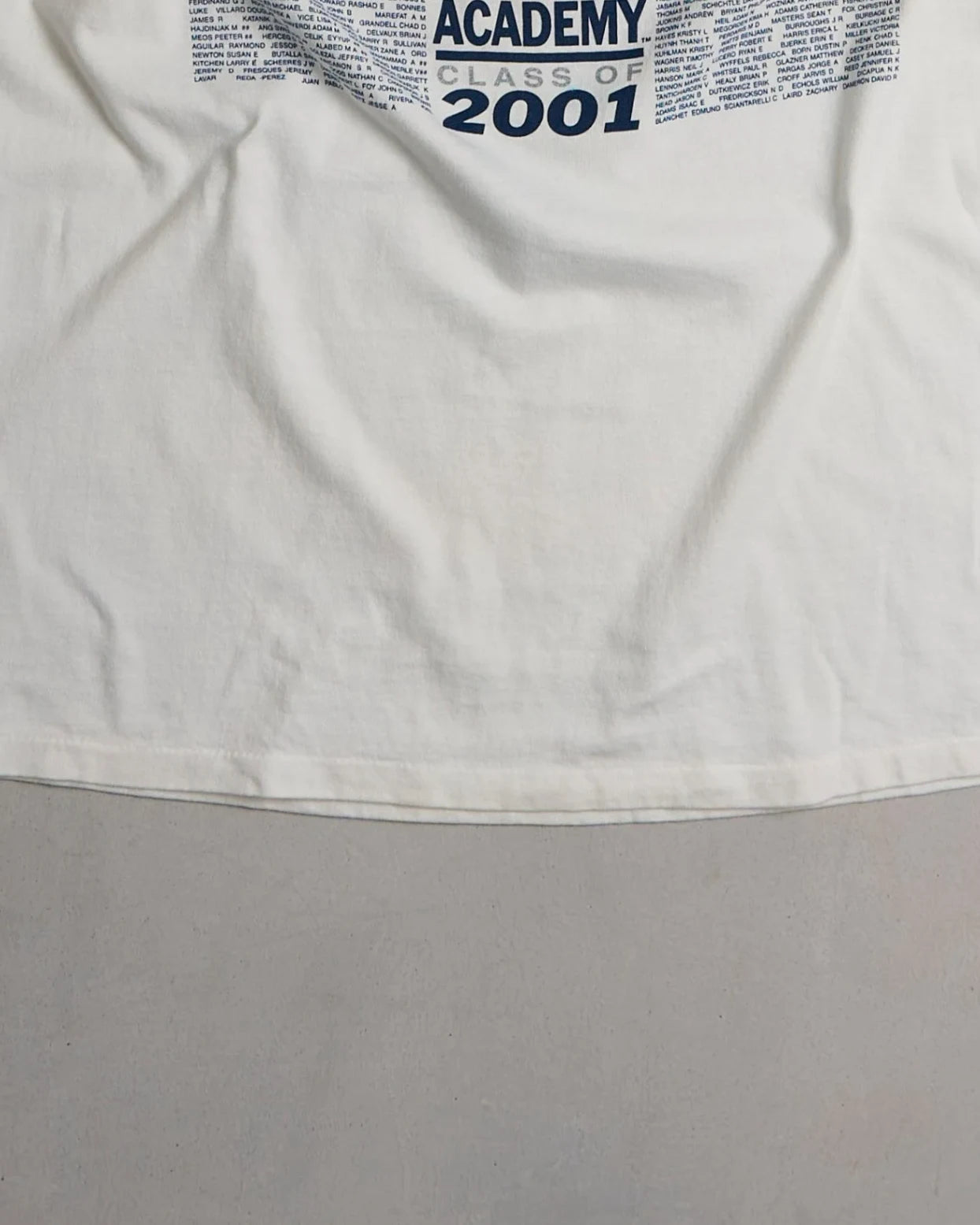 Air Force Academy 2001 Single Stitch T-Shirt Bottom
