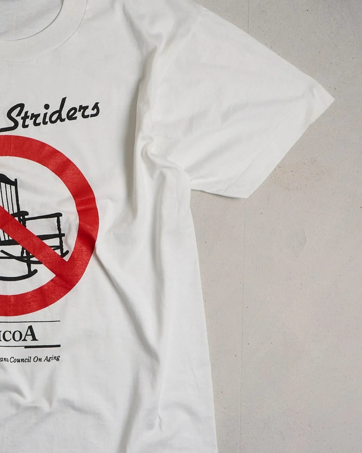 Vintage Silver Striders Single Stitch T-Shirt Right