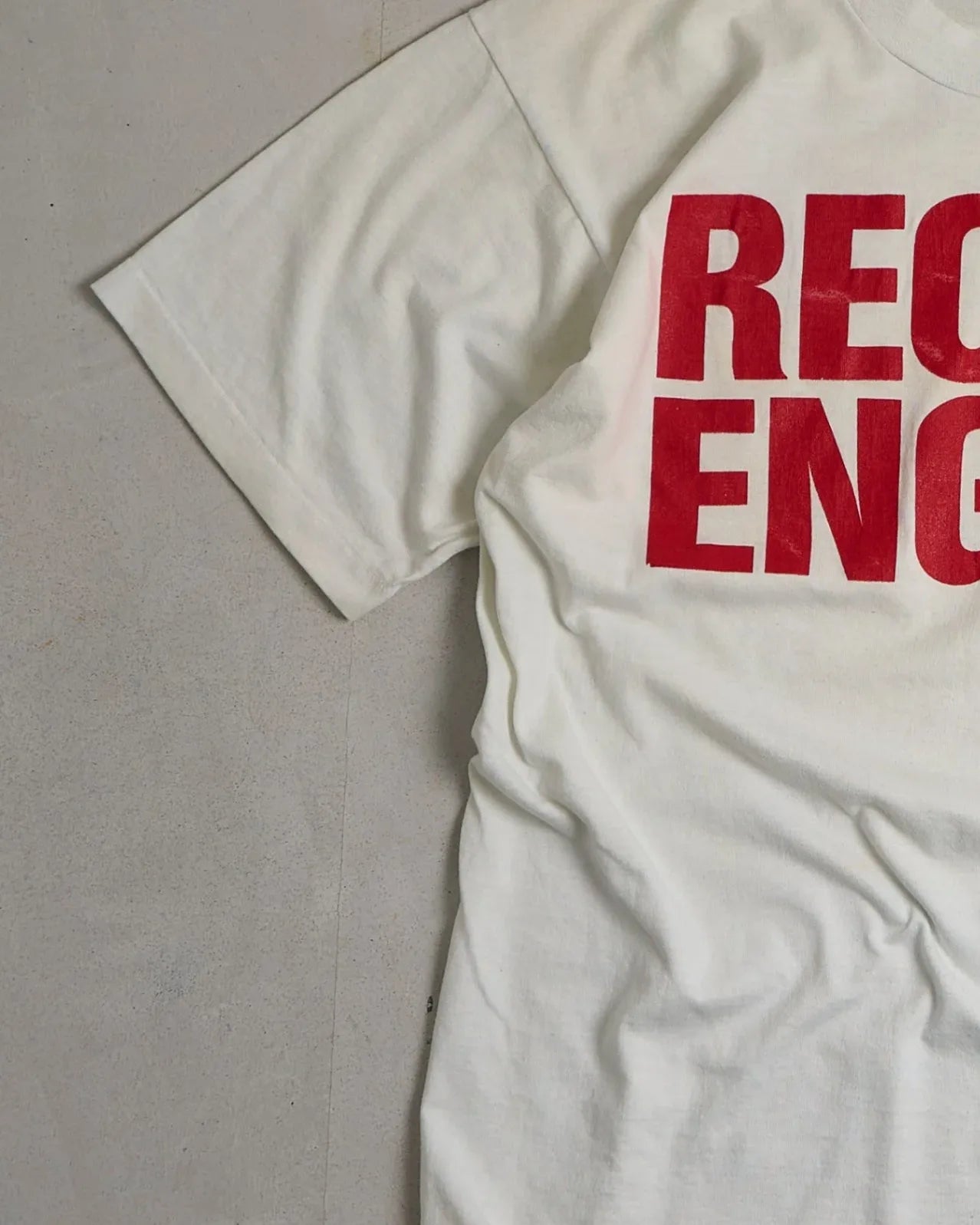 Vintage 'Recall Engler' Single Stitch T-Shirt Left