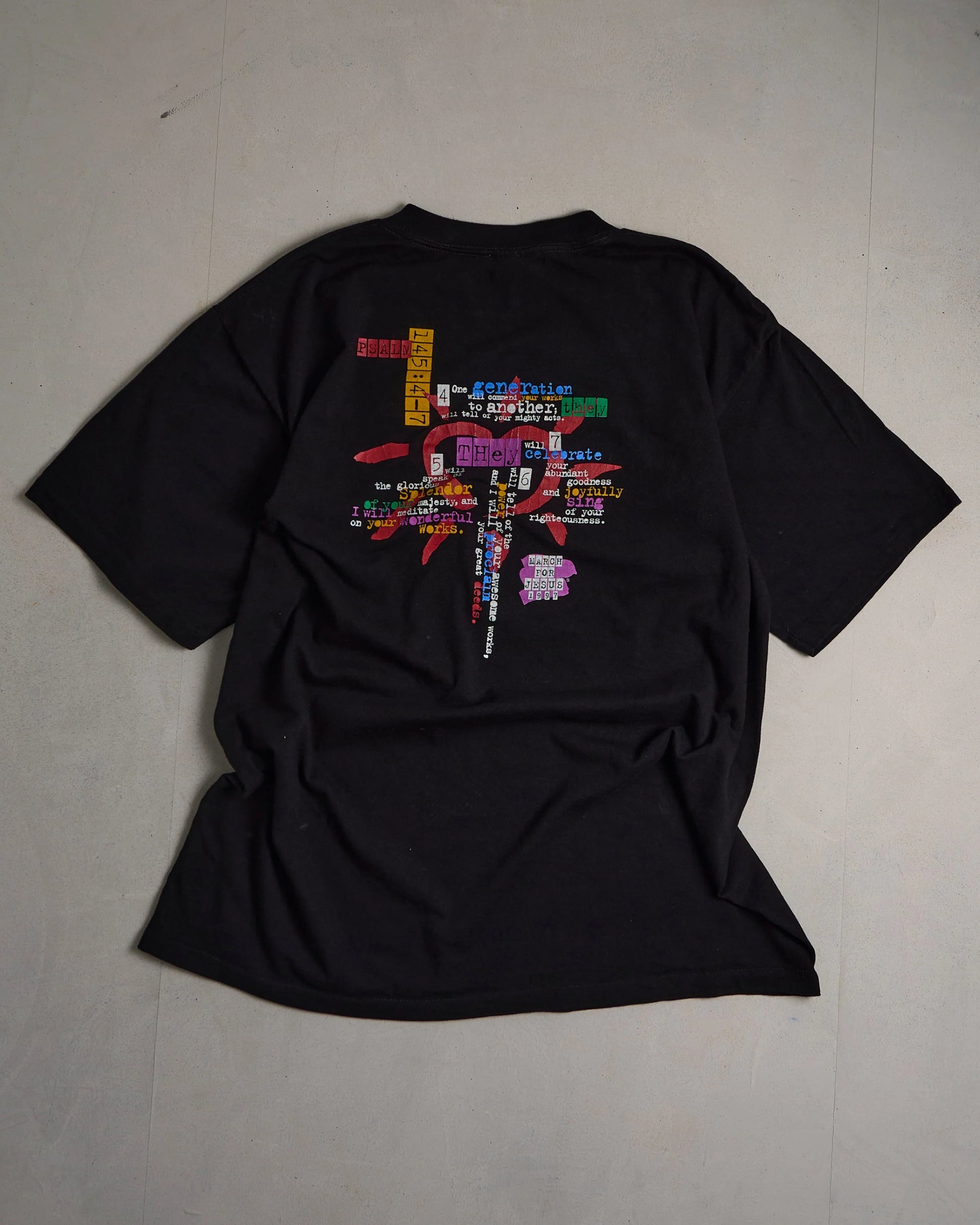 Vintage March For Jesus 1997 Single Stitch T-Shirt