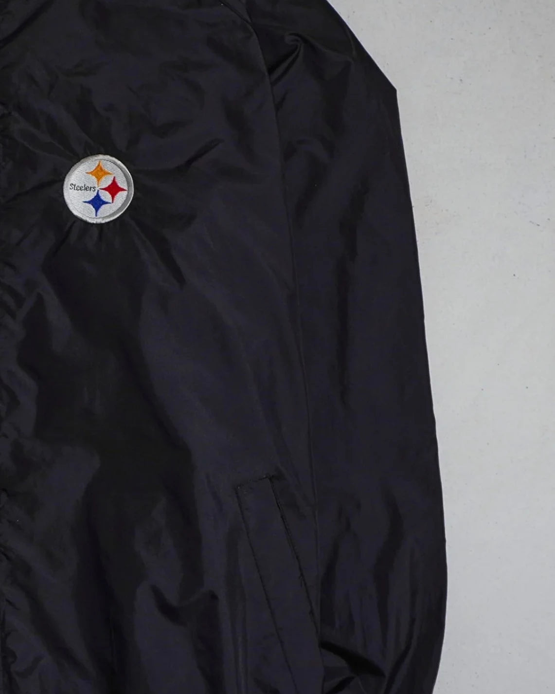 Vintage Logo Athletic Pittsburgh Steelers Jacket Right