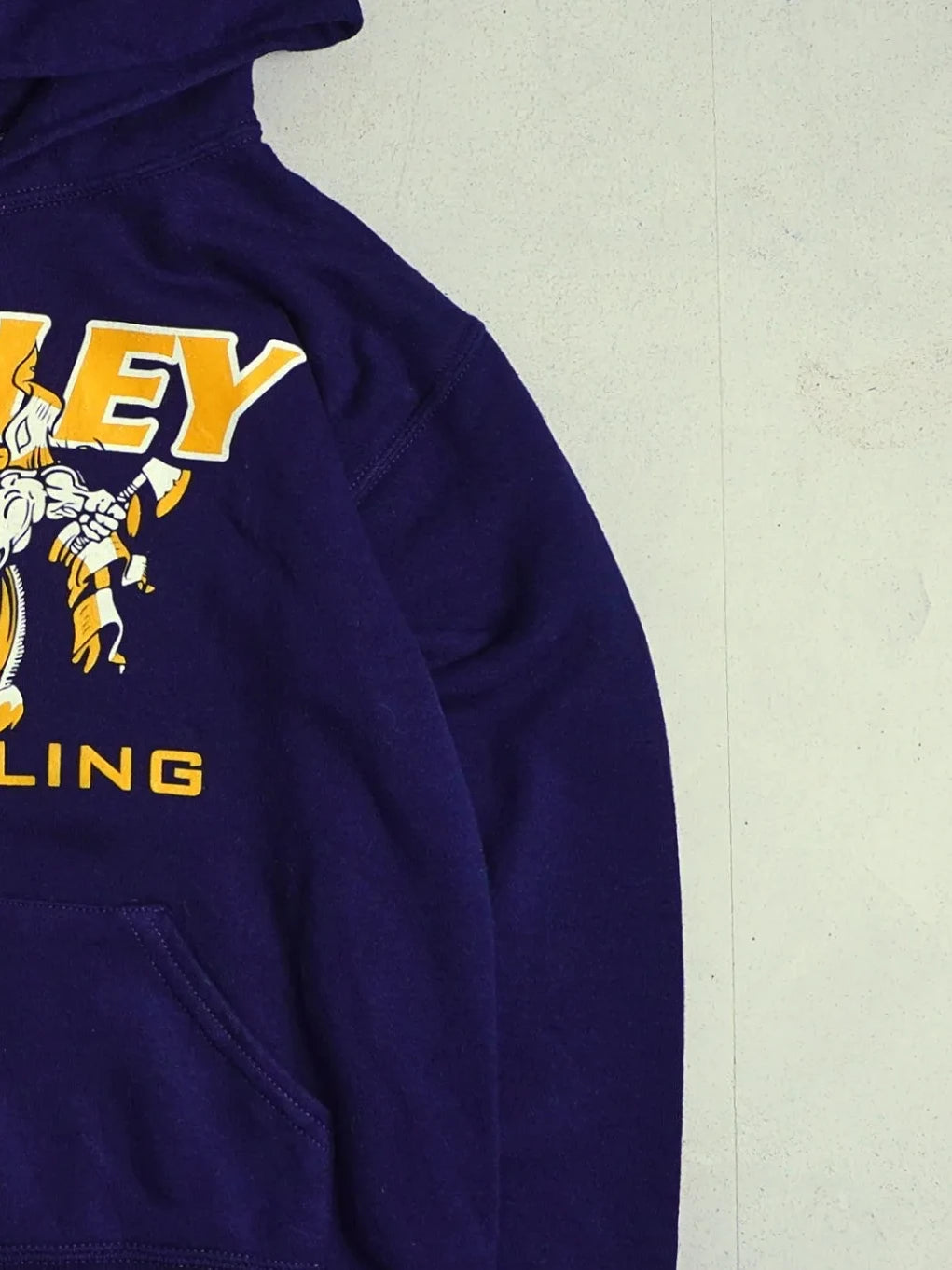 Vintage Copley Wrestling Hoodie Right