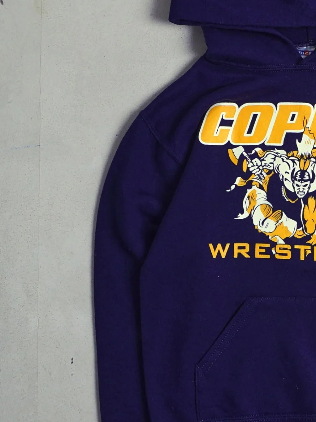 Vintage Copley Wrestling Hoodie Left