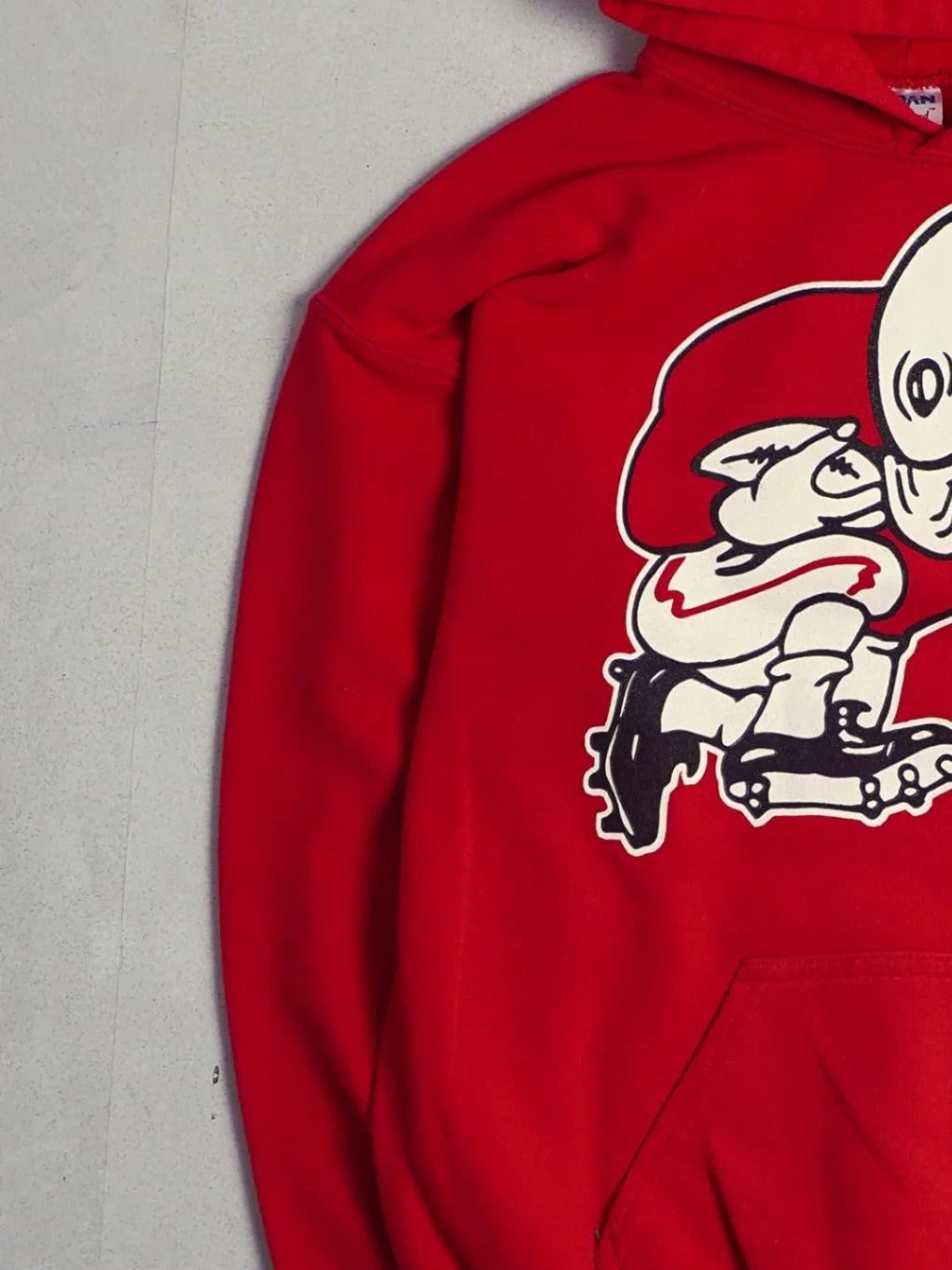 Vintage Football Cartoon Hoodie Left