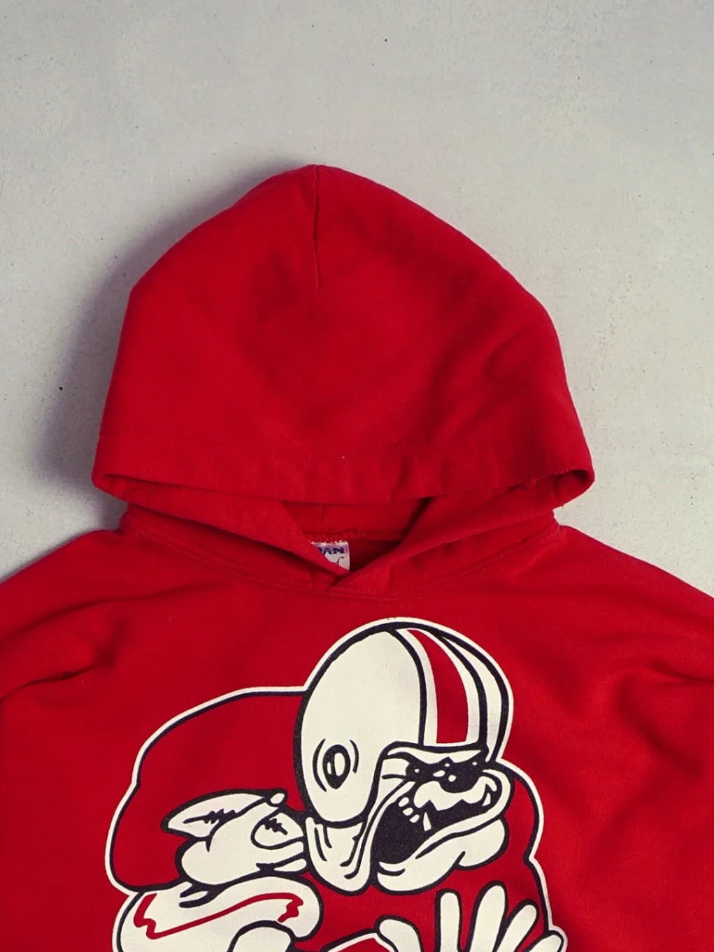 Vintage Football Cartoon Hoodie Top