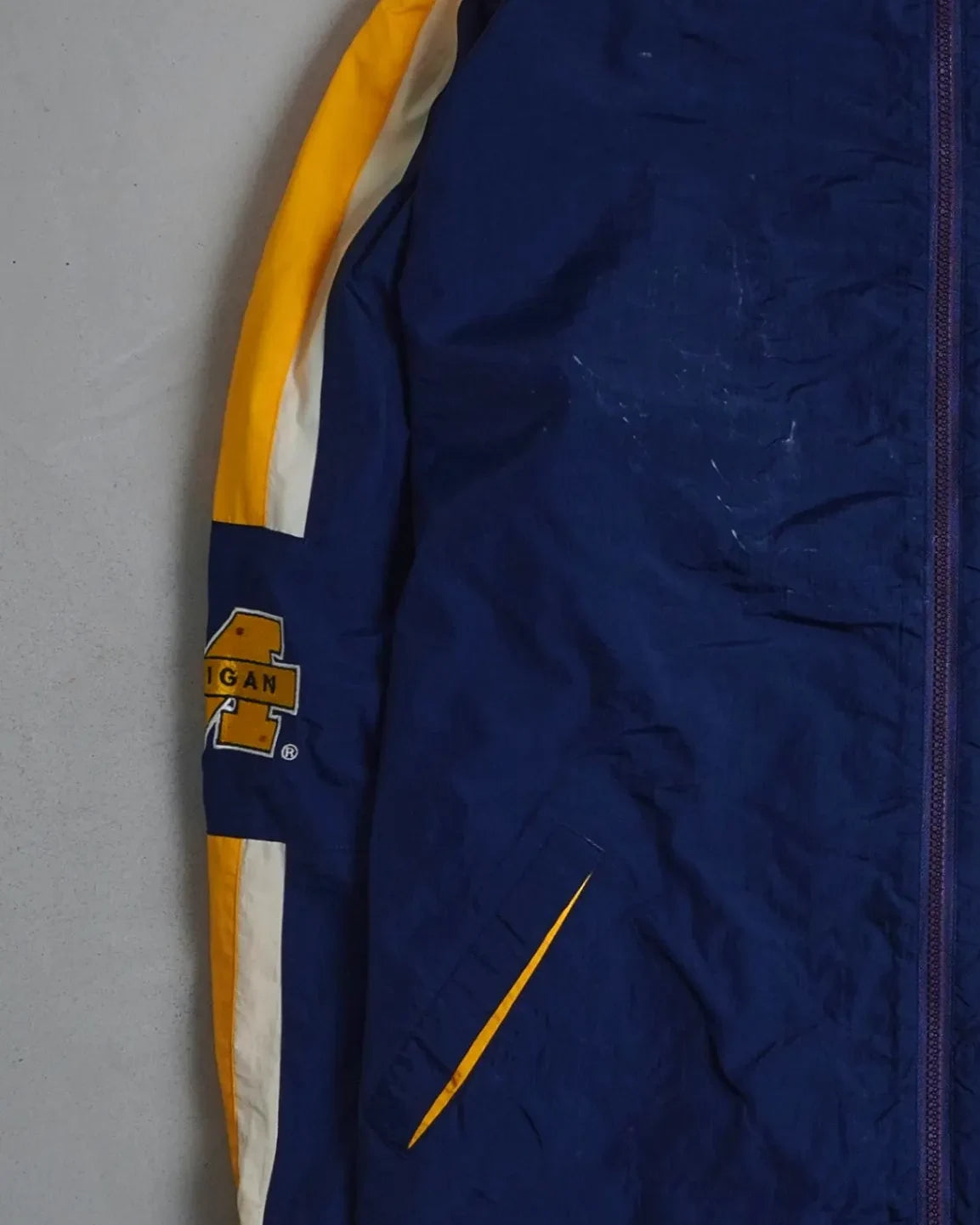 Vintage NFL Michigan Wolverines Jacket Left