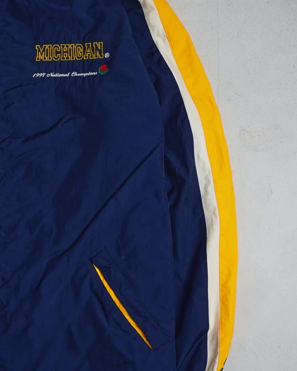 Vintage NFL Michigan Wolverines Jacket Right