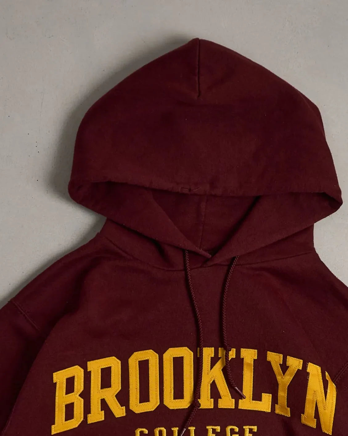 Vintage Brooklyn College Hoodie Top