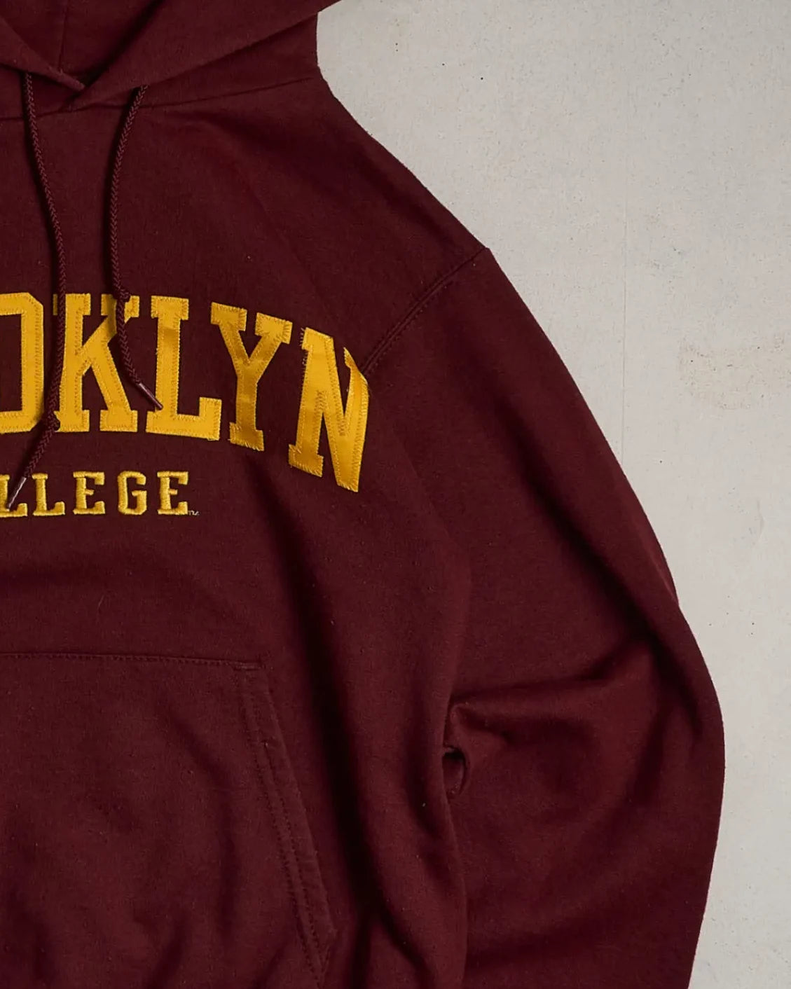 Vintage Brooklyn College Hoodie Right