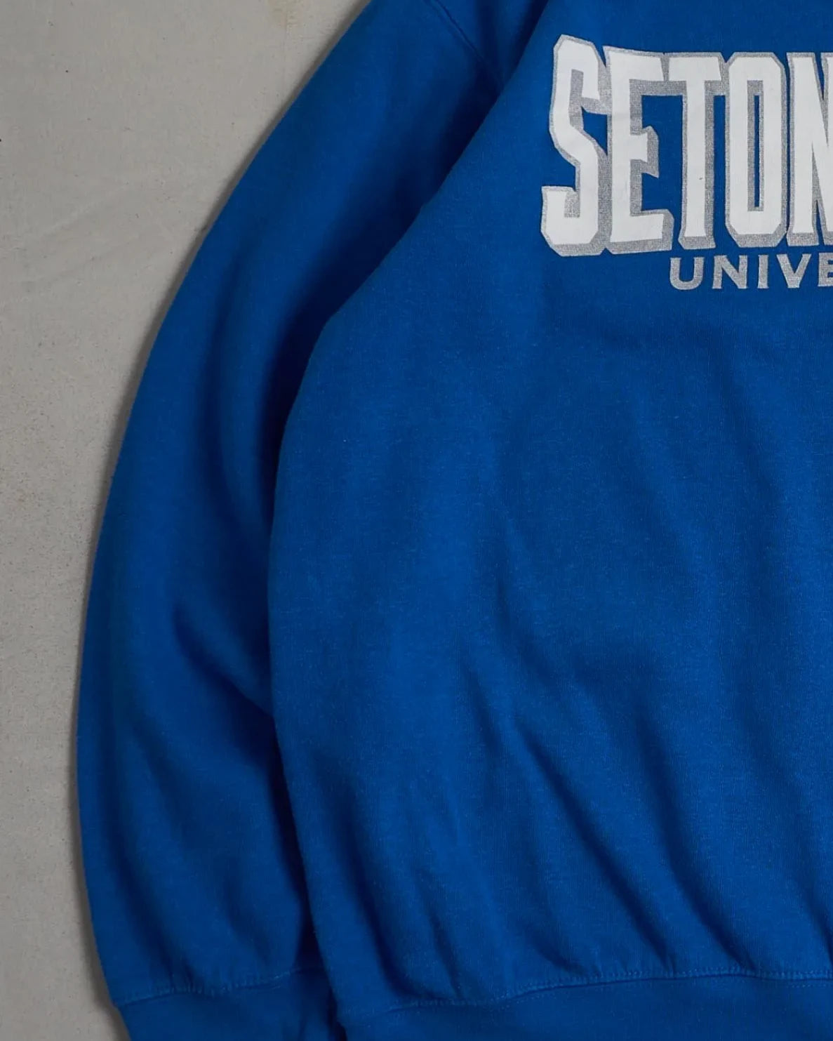 Vintage Seton Hall University Sweatshirt Left