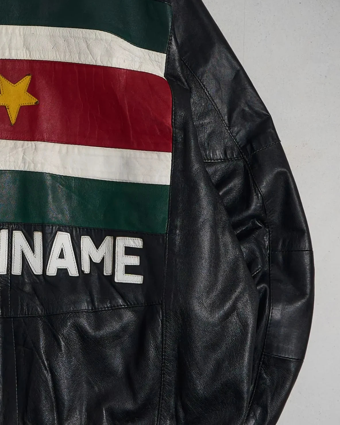 Vintage Suriname Leather Jacket Right