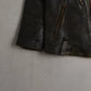 Vintage Black Leather Biker Jacket