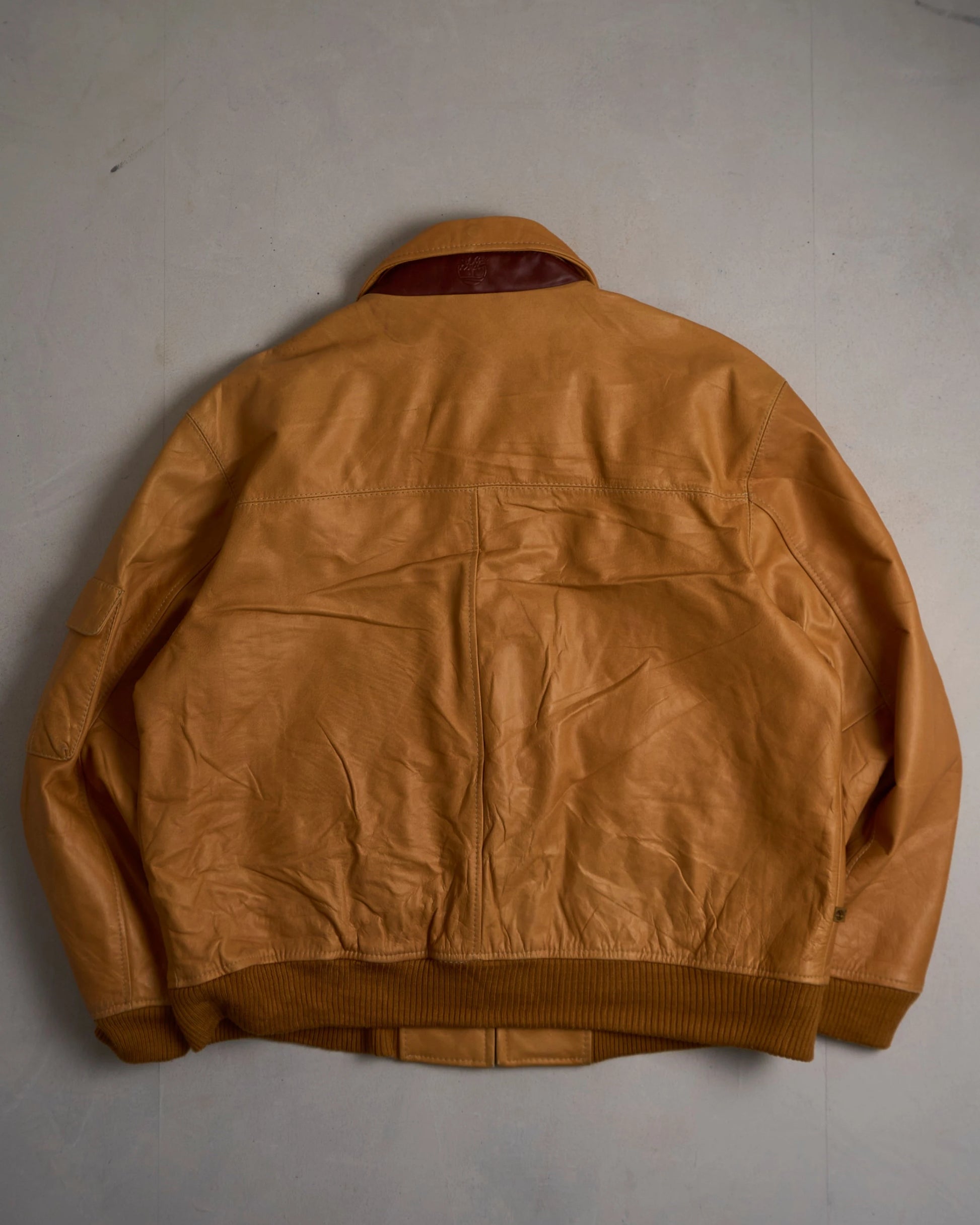 Vintage Timberland Leather Jacket 